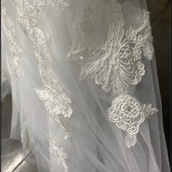 HOST PICK: Tea Length Plus Size Wedding Dress - Picture 5 of 8